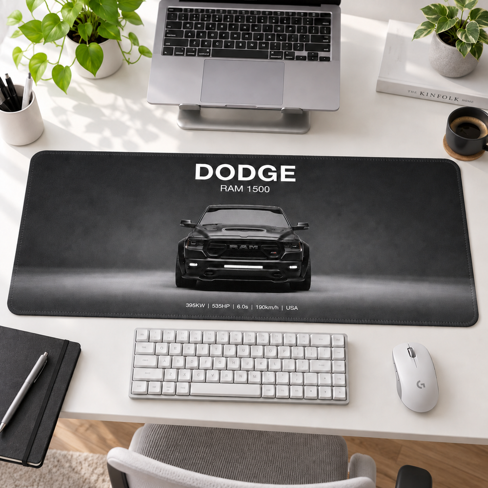 Dodge RAM Siyah Stüdyo Mouse Pad - Y1108
