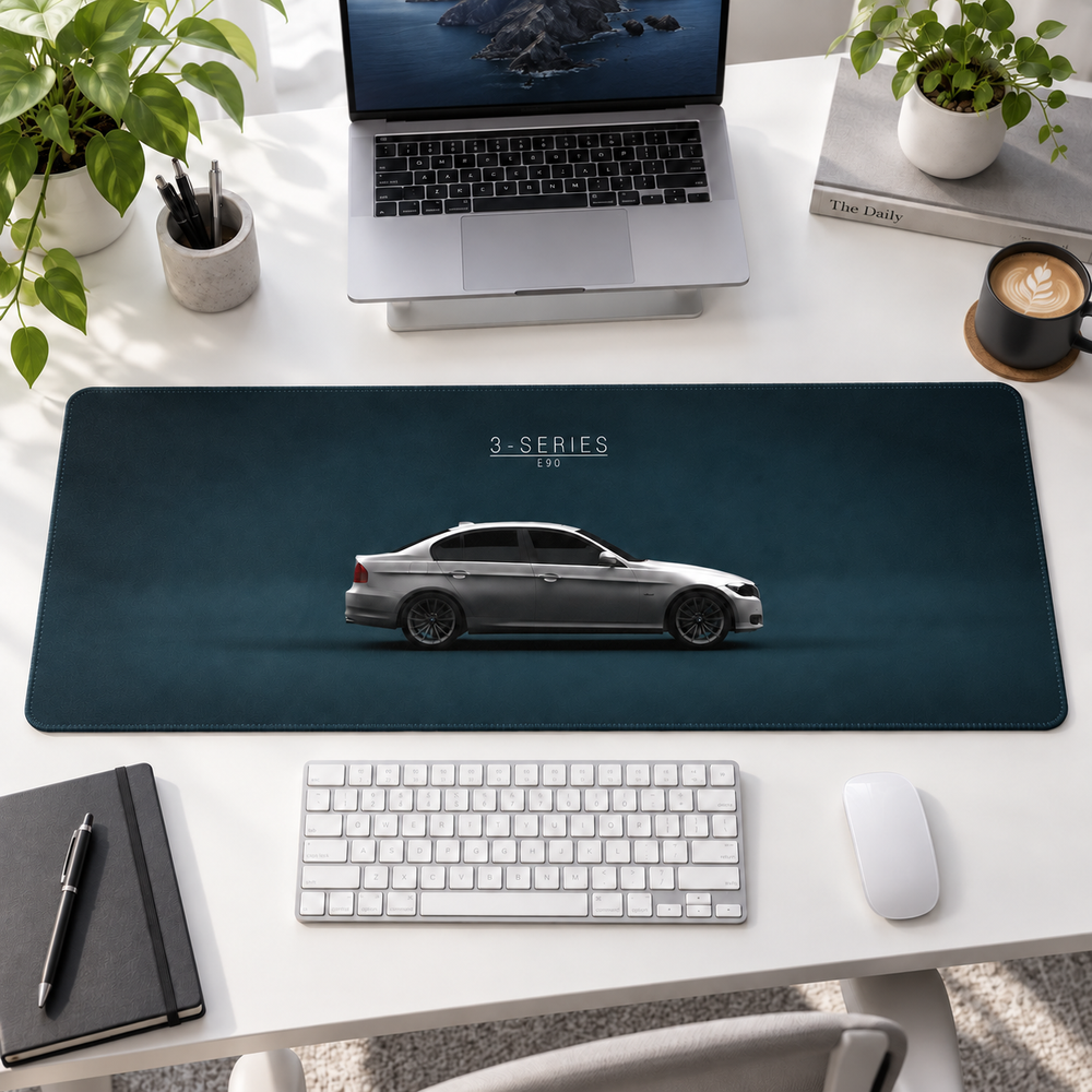 Gri Sedan Minimal Profil Mouse Pad - Y1138