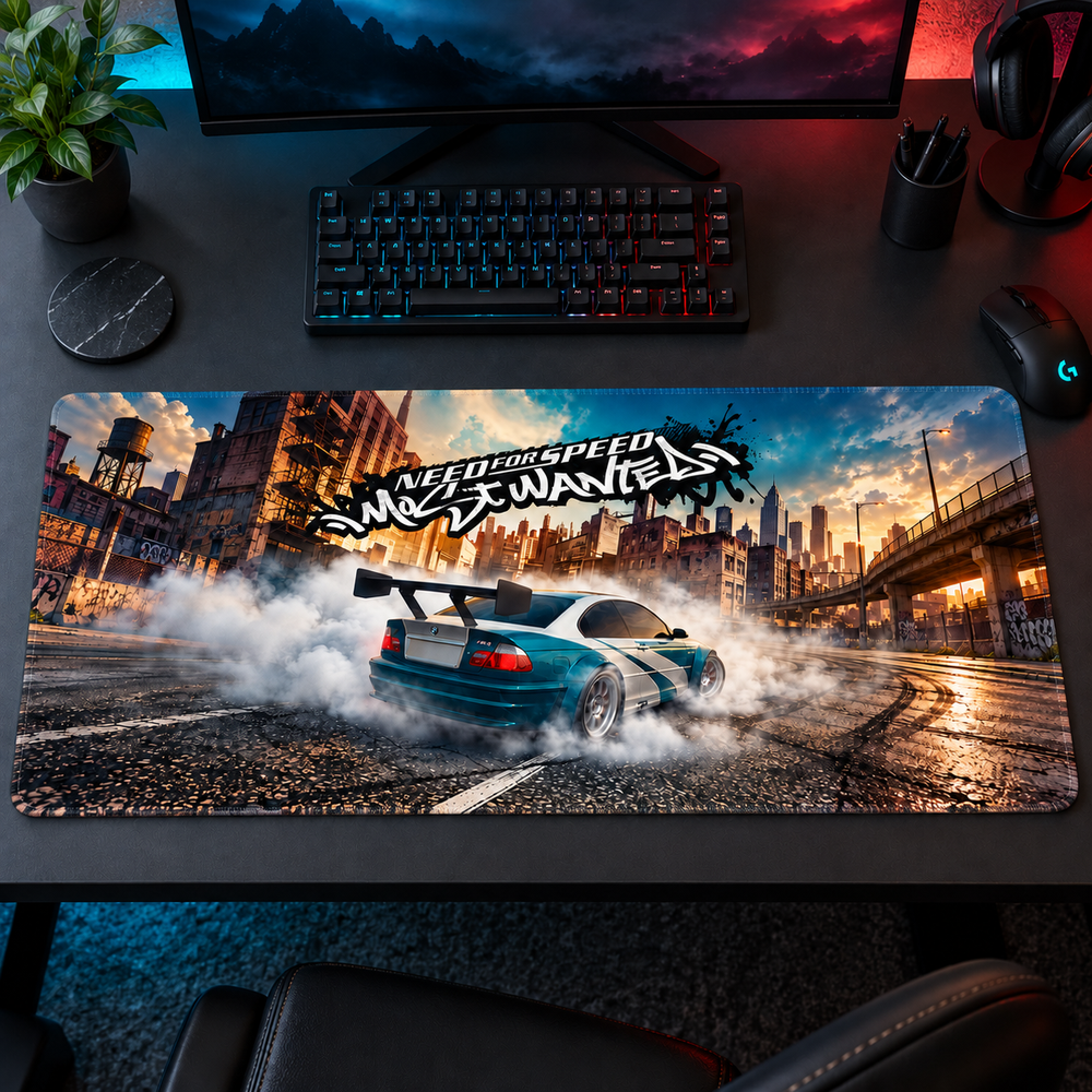 Şehir Sokaklarında Drift Efsanesi Mouse Pad - Y1166