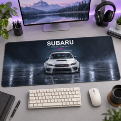 Subaru WRX Beyaz Stüdyo Mouse Pad - Y1199