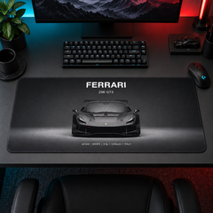 Ferrari Gri Ön Görünüm Mouse Pad - Y1201