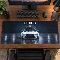 Lexus Beyaz Ön Görünüm Mouse Pad - Y1202
