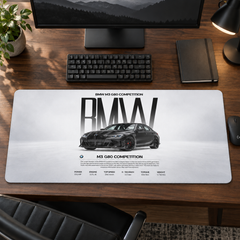 BMW M3 Beyaz Zemin Teknik Tasarım Mouse Pad - Y1212