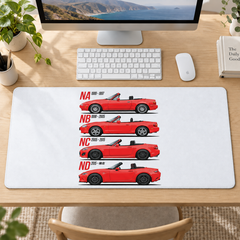 Mazda MX-5 Nesilleri Mouse Pad - Y1240