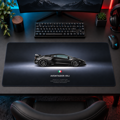 Lamborghini Aventador Siyah Yan Profil Mouse Pad - Y1246