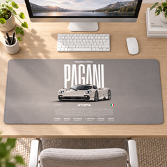 Pagani Utopia Gümüş Teknik Afiş Mouse Pad - Y1275