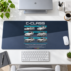 Mercedes C-Class Nesilleri Mouse Pad - Y1278