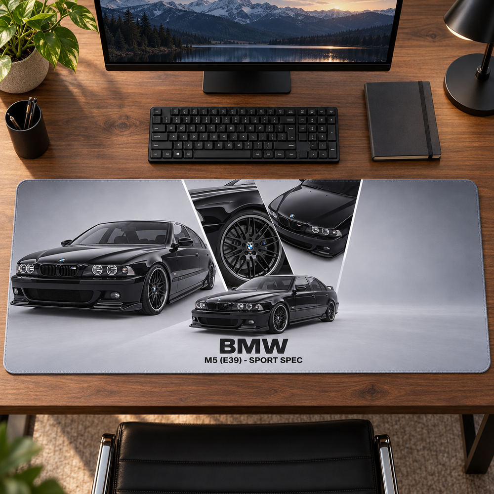 BMW M5 Gri Detay Kolajı Mouse Pad - Y1307