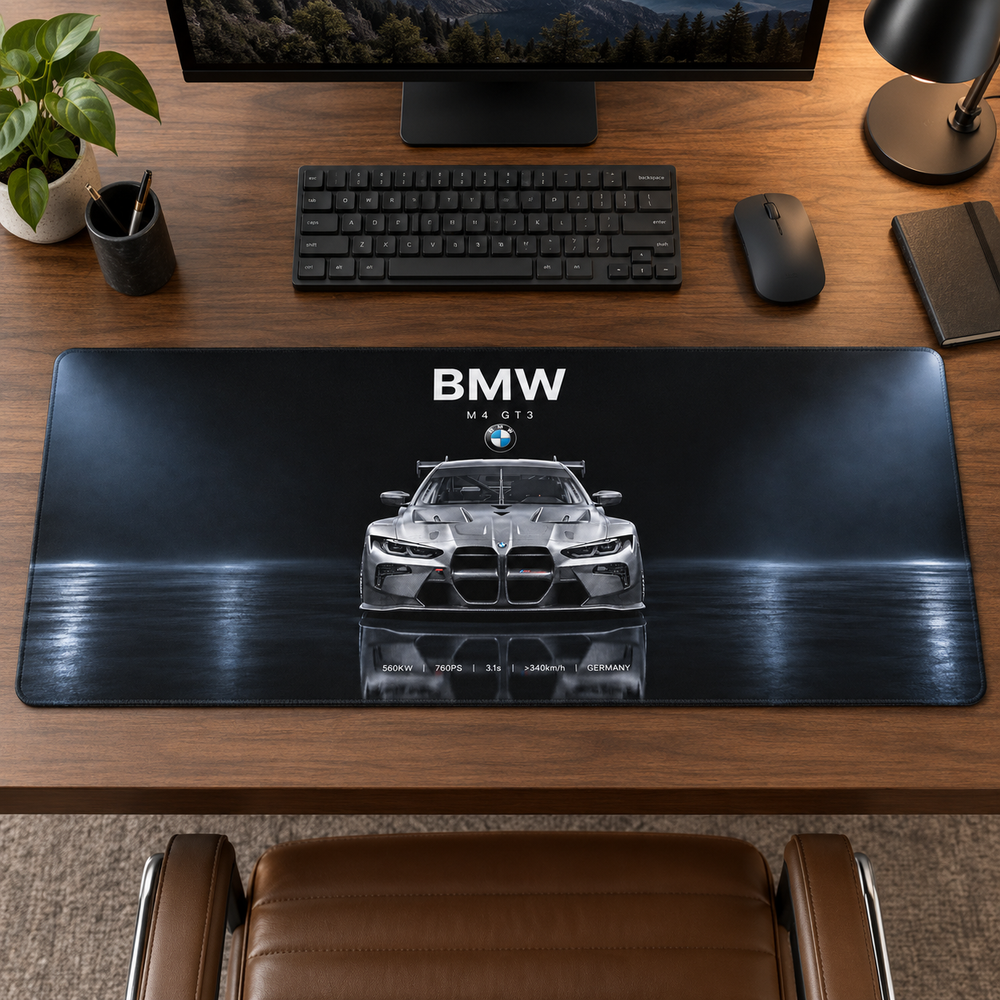 BMW Yarış Otomobili Stüdyo Mouse Pad - Y1357