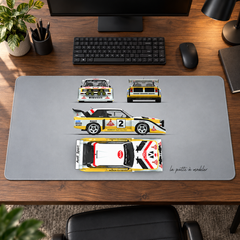 Audi Ralli Otomobili Dört Görünüm Mouse Pad - Y1382