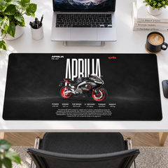 Aprilia Siyah Teknik Afiş Mouse Pad - Y1413