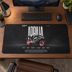 Aprilia Kırmızı Jant Teknik Afiş Mouse Pad - Y1422