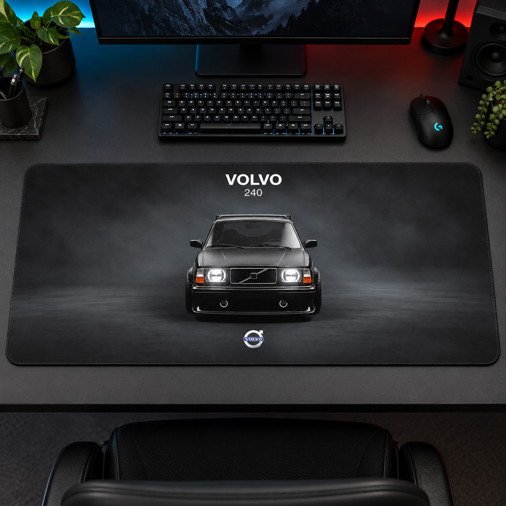 Volvo Klasik Siyah Stüdyo Mouse Pad - Y1426