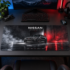 Nissan Skyline Dumanlı Kırmızı Stüdyo Mouse Pad - Y1451
