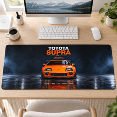 Toyota Supra Turuncu Ön Görünüm Mouse Pad - Y1465