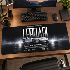 Ferrari SF90 XX Stradale Siyah Afiş Mouse Pad - Y1492