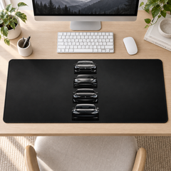 Siyah Otomobil Nesilleri Ön Görünüm Mouse Pad - Y1510