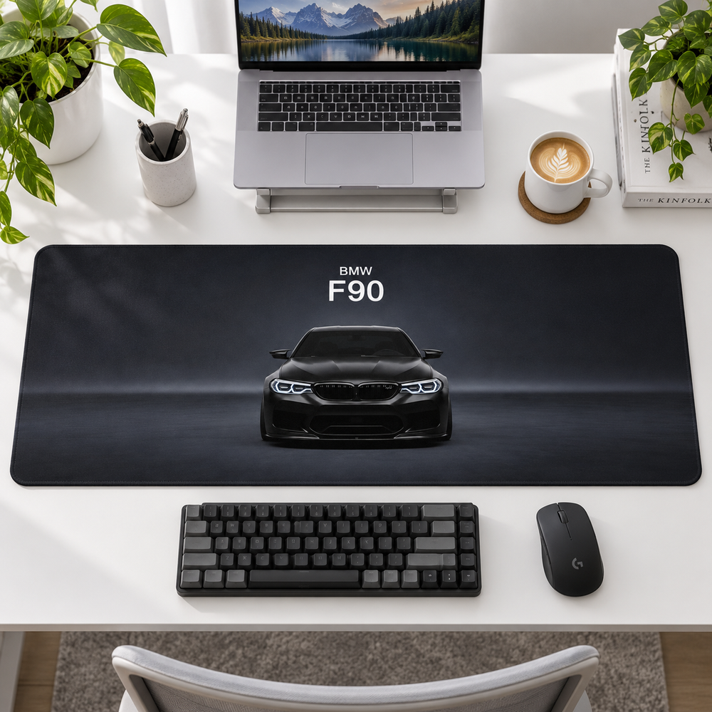 BMW F90 Karanlık Ön Görünüm Mouse Pad - Y1538