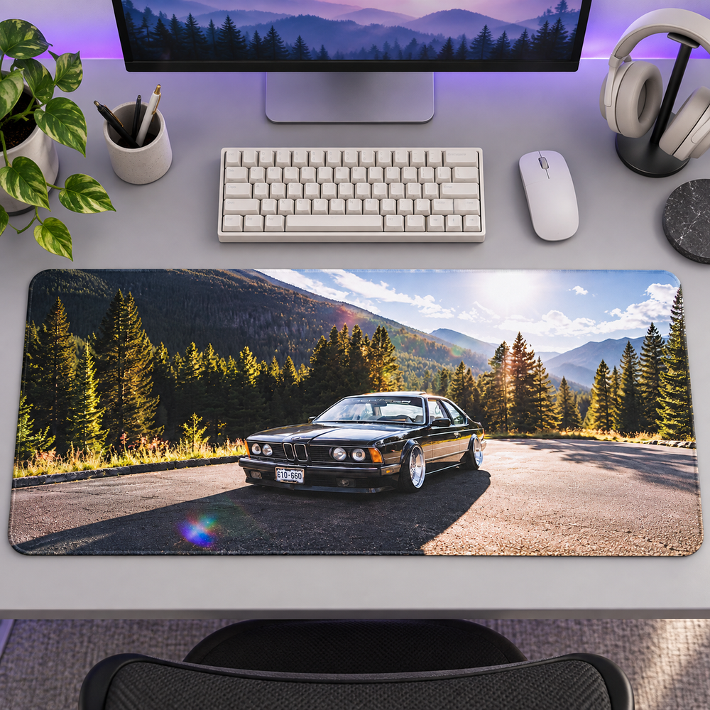 Klasik BMW Dağ Yolu Mouse Pad - Y1569
