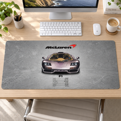 McLaren P1 Gri Teknik Afiş Mouse Pad - Y1585