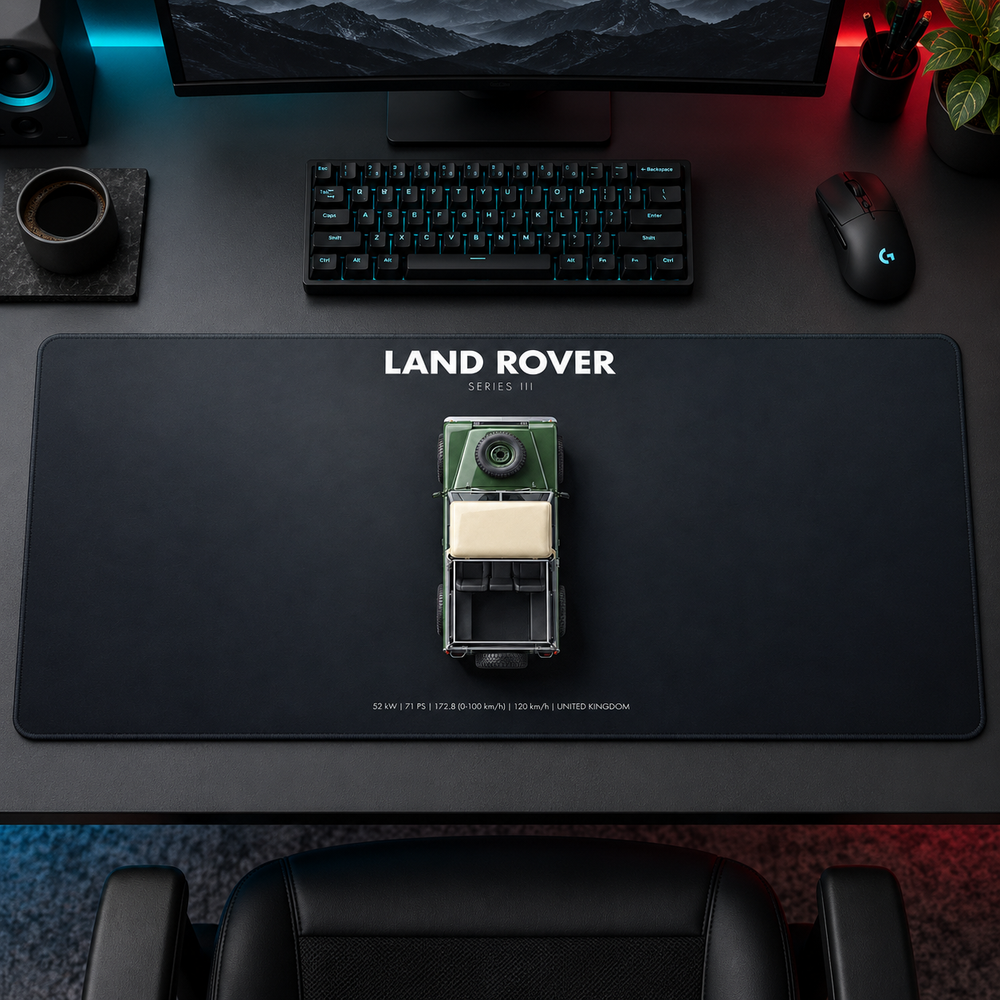 Land Rover Üstten Görünüm Mouse Pad - Y1591