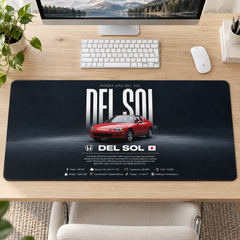 Honda Del Sol Kırmızı Teknik Afiş Mouse Pad - Y1605