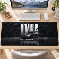 Dominic Siyah Doku Klasik Afiş Mouse Pad - Y1625