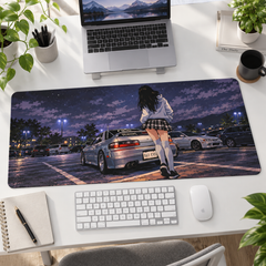 Anime Gece Otomobil Buluşması Mouse Pad - Y1638