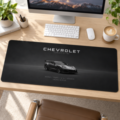 Chevrolet Siyah Minimal Stüdyo Mouse Pad - Y1640