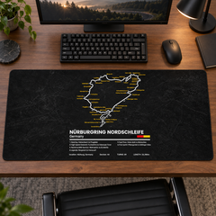 Nürburgring Nordschleife Pist Haritası Mouse Pad - Y1682