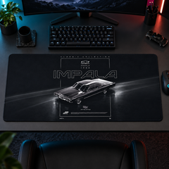Chevrolet Impala Karanlık Teknik Tasarım Mouse Pad - Y1751