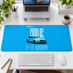 Cadillac Turkuaz Teknik Afiş Mouse Pad - Y1768