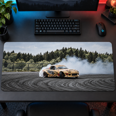 Altın Yarış Otomobili Drift Pisti Mouse Pad - Y1816