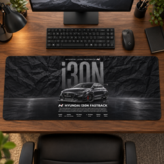 Hyundai i30 N Fastback Siyah Afiş Mouse Pad - Y1832
