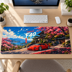 Ferrari F40 Sakura Bahçesi Mouse Pad - Y1850