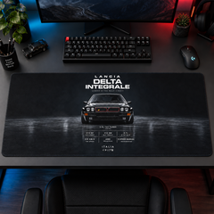 Lancia Delta Integrale Siyah Tasarım Mouse Pad - Y1011