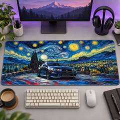 Yıldızlı Gece Spor Otomobil Mouse Pad - Y1019