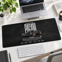 Pagani Utopia Siyah Teknik Tasarım Mouse Pad - Y1033