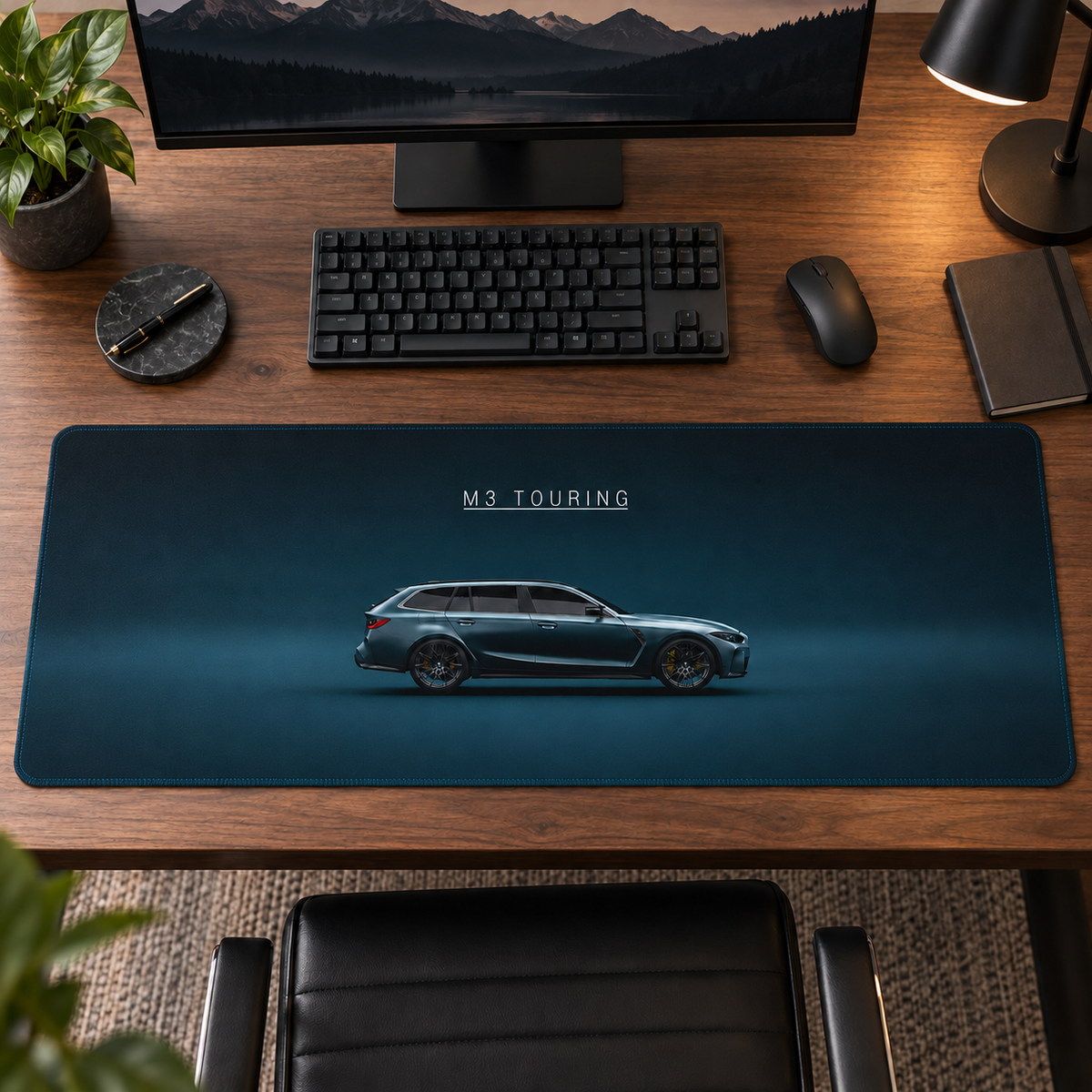 BMW M3 Touring Gece Mavisi Mouse Pad - Y1037