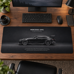Mercedes-AMG GT Black Series Siyah Siluet Mouse Pad - Y1047