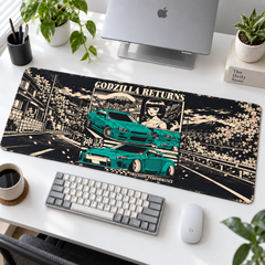 Godzilla Returns Turkuaz JDM Mouse Pad - Y1053