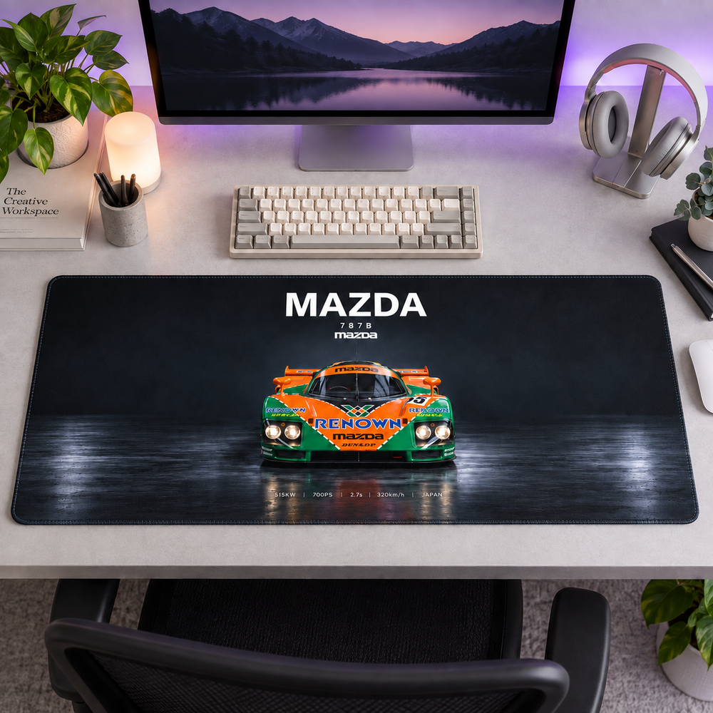 Mazda 787B Yarış Renkleri Mouse Pad - Y1054