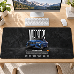 Mercedes-AMG GLE 53 Coupe Mavi Teknik Tasarım Mouse Pad - Y1060