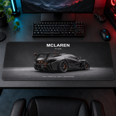 McLaren P1 GTR Siyah Arka Profil Mouse Pad - Y1066