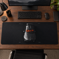 Siyah Roadster Tepeden Görünüm Mouse Pad - Y1067