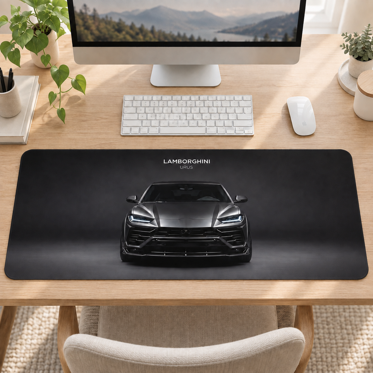 Lamborghini Karanlık Ön Görünüm Mouse Pad - Y1105