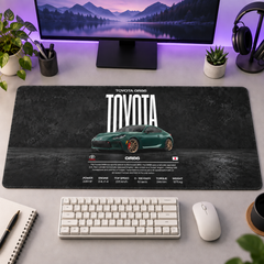 Toyota Supra Yeşil Teknik Afiş Mouse Pad - Y1114
