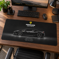 Ferrari Siyah Yan Profil Mouse Pad - Y1127