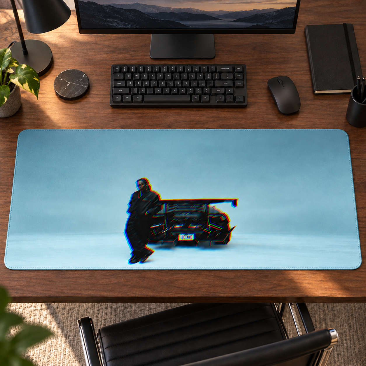 Mavi Ufukta Yarış Molası Mouse Pad - Y1142