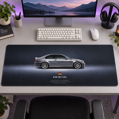 BMW E46 M3 CSL Gri Profil Mouse Pad - Y1144
